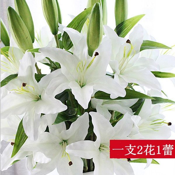 diy 3 heads real touch artificial lily flores wedding bridal fake flowers bouquet plants white lily home party decor for display
diy 3 heads real touch artificial lily flores wedding bridal fake flowers bouquet plants white lily home party decor for display