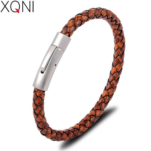 xqni promotional price popular men's leather bracelet multi-color multi-size steel color stainless steel button drop shipping, Golden;silver
xqni promotional price popular men's leather bracelet multi-color multi-size steel color stainless steel button drop shipping, Golden;silver