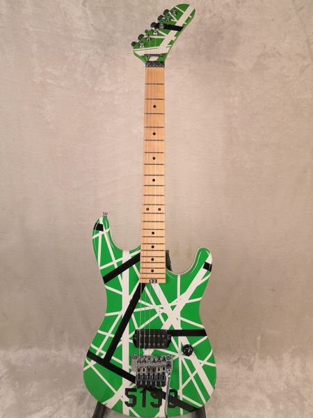 promotion kram edward van halen 5150 white black stripe green electric guitar floyd rose tremolo tailpiece, locking nut, whammy bar
promotion kram edward van halen 5150 white black stripe green electric guitar floyd rose tremolo tailpiece, locking nut, whammy bar