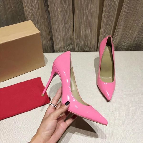 fashion girls high heels designer pumps red bottom shoes pointed toes pumps patent leather women sandals wedding party dress shoes sz 35-41, Black
fashion girls high heels designer pumps red bottom shoes pointed toes pumps patent leather women sandals wedding party dress shoes sz 35-41, Black