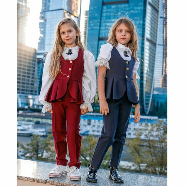 новые 3шт формальный блейзер костюм 2-7 лет девушки дети с длинным рукавом белый топ однобортный жилет сплошной цвет брюки кружева двухцветн, Black
новые 3шт формальный блейзер костюм 2-7 лет девушки дети с длинным рукавом белый топ однобортный жилет сплошной цвет брюки кружева двухцветн, Black