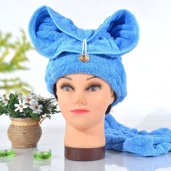 microfiber hair towel turban quickly dry hair hat wrapped towel bath with ears bathroom products
microfiber hair towel turban quickly dry hair hat wrapped towel bath with ears bathroom products