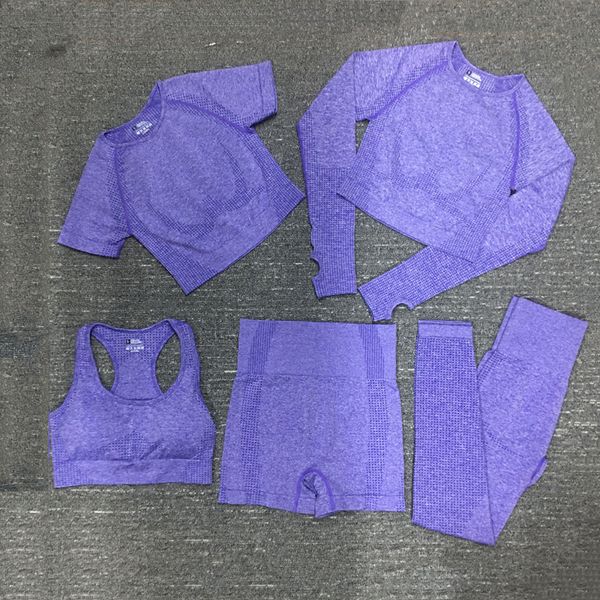 yoga outfits 5pcs seamless women set workout sportswear gym clothing fitness long sleeve crop high waist leggings sports suits, White;red
yoga outfits 5pcs seamless women set workout sportswear gym clothing fitness long sleeve crop high waist leggings sports suits, White;red