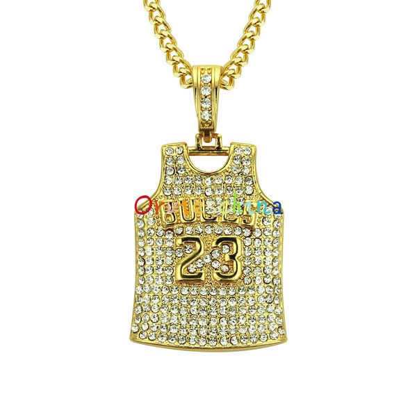 2020 designer necklace european and american explosion no.23 jersey diamond pendant necklace men's pendant accessories jewelry 
2020 designer necklace european and american explosion no.23 jersey diamond pendant necklace men's pendant accessories jewelry
