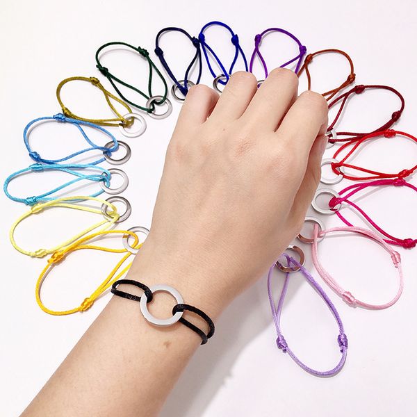 new brand women love bracelets handmade adjustable rope chain bracelets for women charm titanium stainless steel for gift with letter, Golden;silver
new brand women love bracelets handmade adjustable rope chain bracelets for women charm titanium stainless steel for gift with letter, Golden;silver