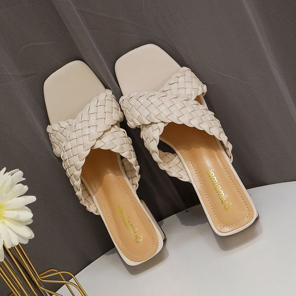 2020 new slippers weave leather women sandal open toe flat casual slides summer outdoor beach female flip flops, Black
2020 new slippers weave leather women sandal open toe flat casual slides summer outdoor beach female flip flops, Black