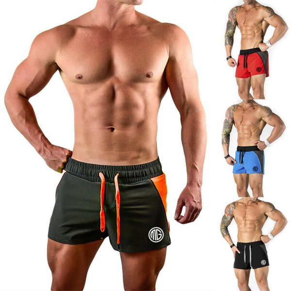 men's 4 color bodybuilding trainning shorts casual workout fit shorts muscle gym running trousers, White;black
men's 4 color bodybuilding trainning shorts casual workout fit shorts muscle gym running trousers, White;black