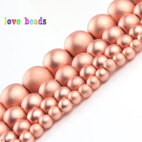 2/3/4/6/8mm natural matte gold rose hematite stone round loose beads for jewellery making bracelet necklace 15
2/3/4/6/8mm natural matte gold rose hematite stone round loose beads for jewellery making bracelet necklace 15
