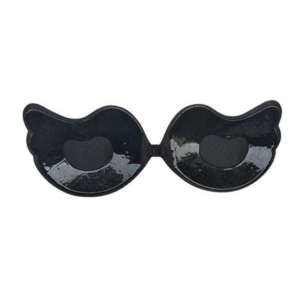 1000 pcs / lot women self adhesive strapless bandage blackless solid bra stick gel silicone push up bra, Red;black 
1000 pcs / lot women self adhesive strapless bandage blackless solid bra stick gel silicone push up bra, Red;black