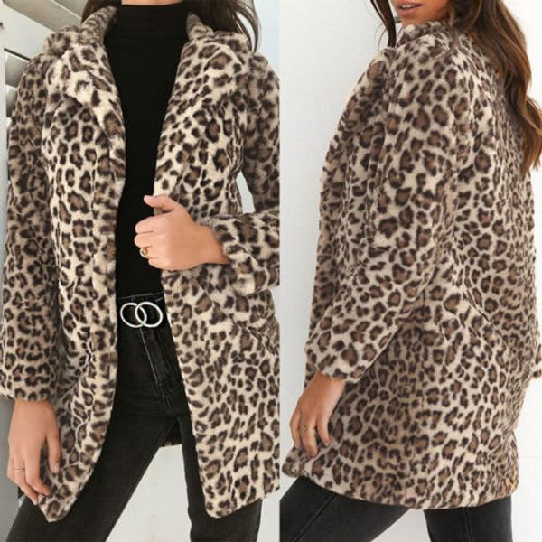 goocheer 2019 женщины leopard печатный толстовки сексуальная зима осень с длинным рукавом теплый искусственного меха верхняя одежда женская, Black
goocheer 2019 женщины leopard печатный толстовки сексуальная зима осень с длинным рукавом теплый искусственного меха верхняя одежда женская, Black