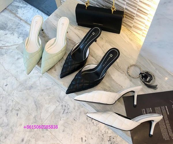 ladies pointed toe slippers heels mules shoes design fashion sandals slides slip on comfortable summer slippers flip flops, Black
ladies pointed toe slippers heels mules shoes design fashion sandals slides slip on comfortable summer slippers flip flops, Black
