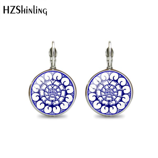 new fashion chinese style blue and white porcelain glass cabochon earrings art flower printed clip earring jewelry, Silver
new fashion chinese style blue and white porcelain glass cabochon earrings art flower printed clip earring jewelry, Silver