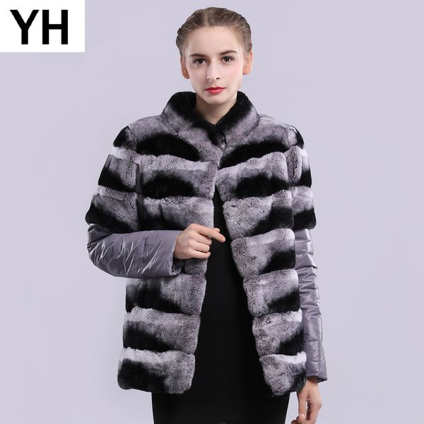 2019 new style lady winter genuine real rex fur jacket women rex fur coat natural overcoats, Black
2019 new style lady winter genuine real rex fur jacket women rex fur coat natural overcoats, Black