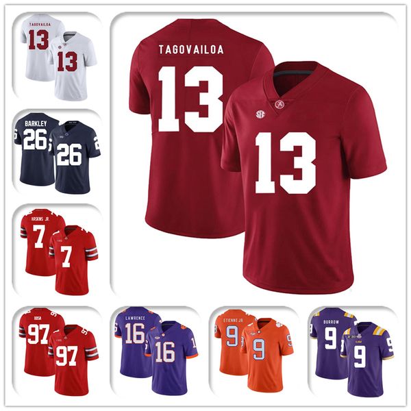 ncaa alabama 13 tua tagovailo crimson tide jersey 8-5 joe burrow jerseys 10 tom brady jersey 26 saquon barkley 7 dwayne haskins jr footbal, Black;red
ncaa alabama 13 tua tagovailo crimson tide jersey 8-5 joe burrow jerseys 10 tom brady jersey 26 saquon barkley 7 dwayne haskins jr footbal, Black;red