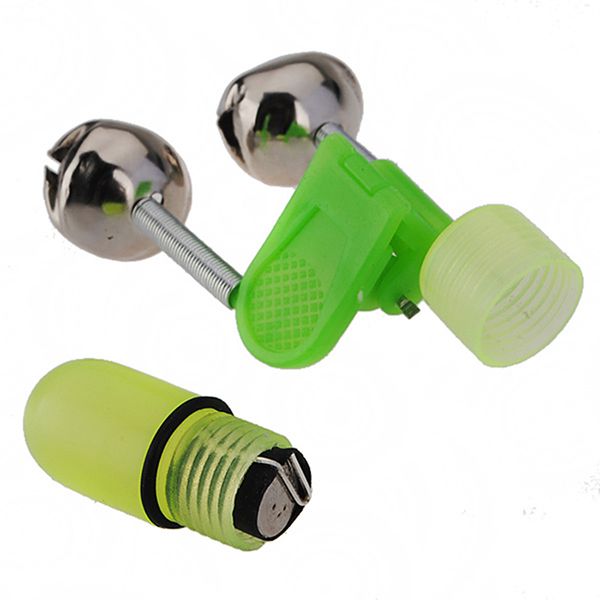 5x lake sea fishing rod tip bite bell led light indicator clip night alarm tool yellow-green
5x lake sea fishing rod tip bite bell led light indicator clip night alarm tool yellow-green