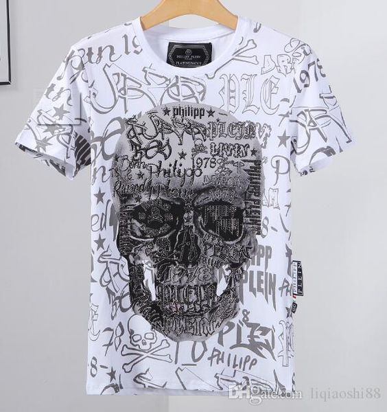 new men's t-shirt short-sleeved cotton skull print t-shirt round neck slim t-shirt men's fashion pullover skateboard g106, White;black
new men's t-shirt short-sleeved cotton skull print t-shirt round neck slim t-shirt men's fashion pullover skateboard g106, White;black