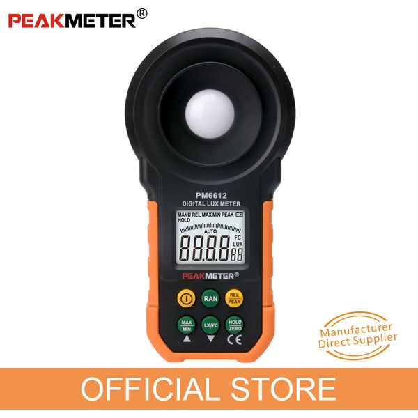 official peakmeter pm6612 digital analog bar light lux meter 200000 lux handheld light meter for measuring
official peakmeter pm6612 digital analog bar light lux meter 200000 lux handheld light meter for measuring
