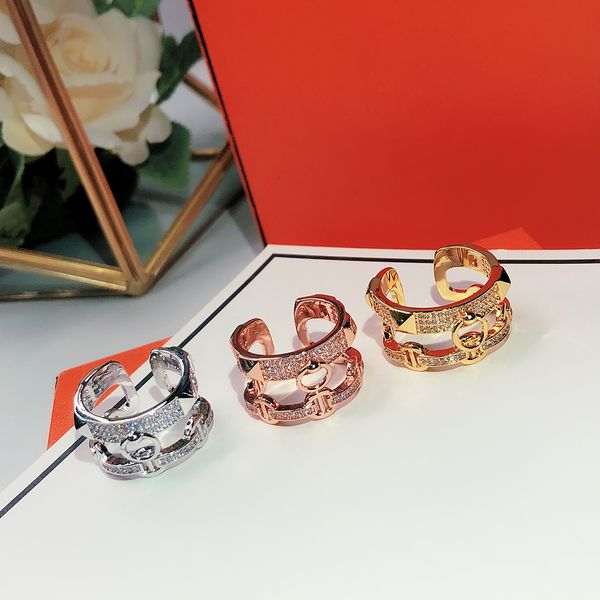 classic for women round simple jewelry double-deck open type ring set france quality golden rose gold superior quality h rings, Silver
classic for women round simple jewelry double-deck open type ring set france quality golden rose gold superior quality h rings, Silver