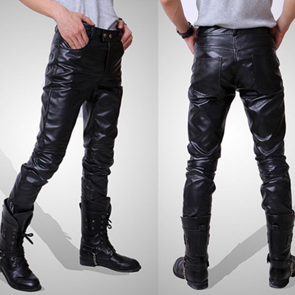 1pcs узкие брюки повседневные брюки мужские кожаные локомотиве кожи мужские брюки мода hip hop, Black
1pcs узкие брюки повседневные брюки мужские кожаные локомотиве кожи мужские брюки мода hip hop, Black