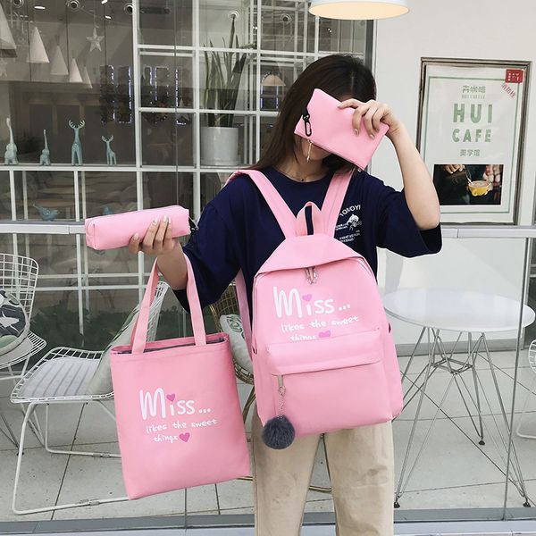 4pcs/set women nylon schoolbag school backpacks for teenagers girls student book bag boys mochilas sac a dos
4pcs/set women nylon schoolbag school backpacks for teenagers girls student book bag boys mochilas sac a dos