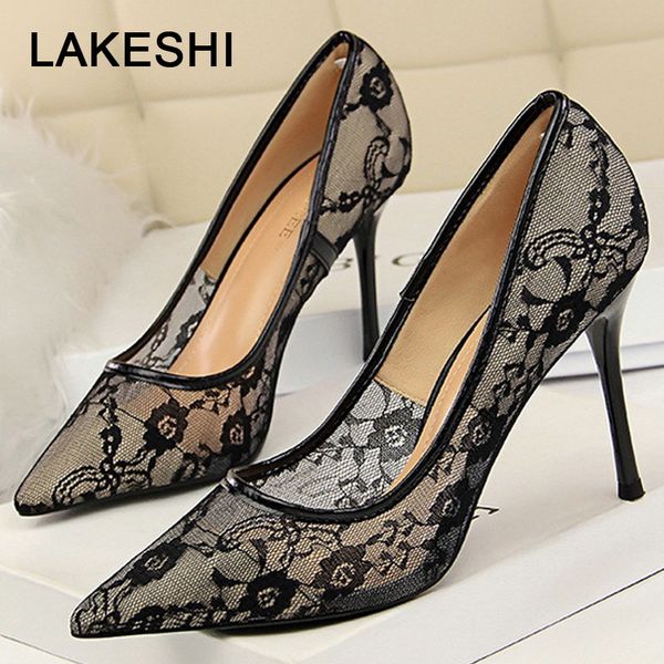 bigtree shoes women pumps fashion wedding shoes women high heels lace party pointed toe stiletto, Black
bigtree shoes women pumps fashion wedding shoes women high heels lace party pointed toe stiletto, Black
