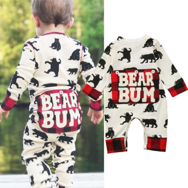 autumn winter newborn kid baby boy clothes cartoon bear print plaid patchwork long sleeve jumpsuit romper playsuit outfit set, Blue
autumn winter newborn kid baby boy clothes cartoon bear print plaid patchwork long sleeve jumpsuit romper playsuit outfit set, Blue