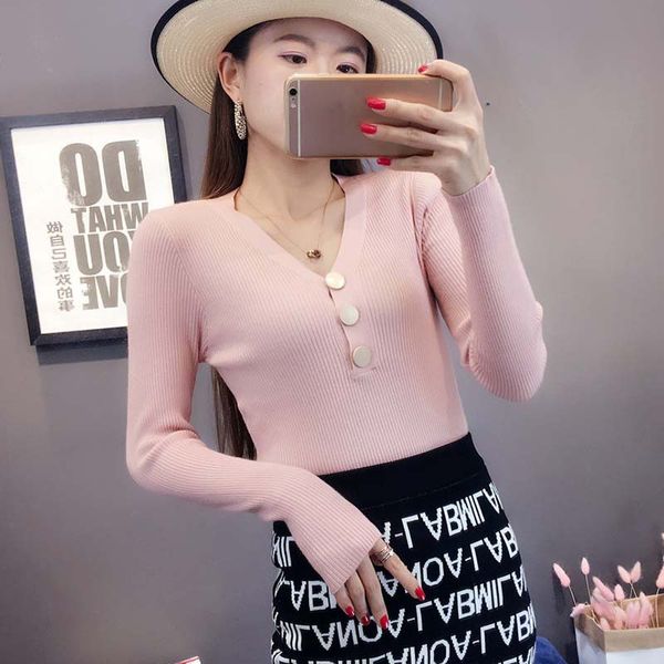 womens sweaters 2019 new fashion button v neck winter pullover women solid knitted ladies sweater jumpers female, White;black
womens sweaters 2019 new fashion button v neck winter pullover women solid knitted ladies sweater jumpers female, White;black