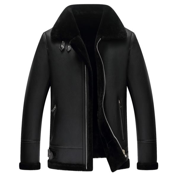 2018 men black genuine shearling jacket plus size xxxxl single breasted winter thick real sheep skin russian fur coat
2018 men black genuine shearling jacket plus size xxxxl single breasted winter thick real sheep skin russian fur coat