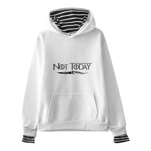 e-baihui women/men korean hoody printed not today active sweatshirts letter printed harajuku long sleeve fashion loose fake two pieces hoody, Black
e-baihui women/men korean hoody printed not today active sweatshirts letter printed harajuku long sleeve fashion loose fake two pieces hoody, Black
