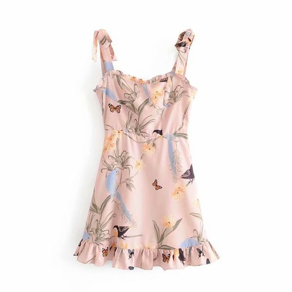 qz675 new design slim waist ruffles elegant floral print sleeveless dress summer ladies match all vestidos, Black;gray
qz675 new design slim waist ruffles elegant floral print sleeveless dress summer ladies match all vestidos, Black;gray