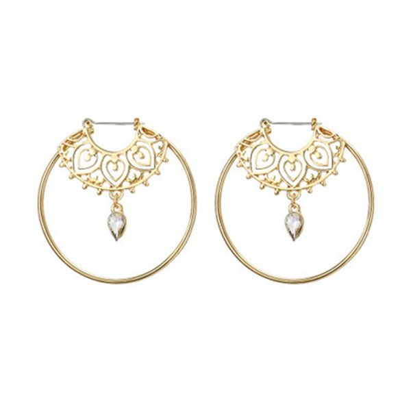 zhenxin chic hand carved round trendy women fashion hoop earrings egypt boho gold-color pakistani jewelry, Golden
zhenxin chic hand carved round trendy women fashion hoop earrings egypt boho gold-color pakistani jewelry, Golden