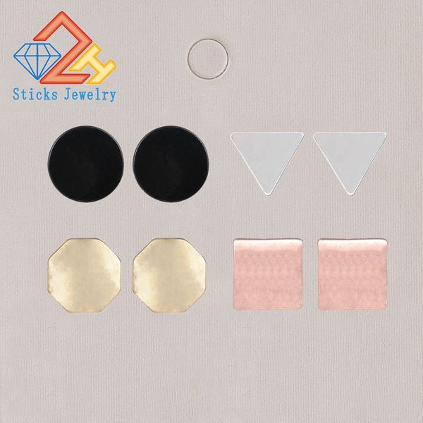 4pairs /set geometric shape gold earrings set women punk stud earrings set personality party clothing jewelry, Golden;silver
4pairs /set geometric shape gold earrings set women punk stud earrings set personality party clothing jewelry, Golden;silver