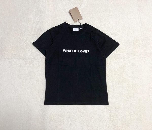 2019 new fashion designer t shirt mens t shirt brand burb bbr printed t shirt hip-hop muti-style short sleeve women men what is love, White;black 
2019 new fashion designer t shirt mens t shirt brand burb bbr printed t shirt hip-hop muti-style short sleeve women men what is love, White;black