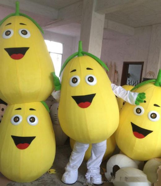 2019 yellow pear mascot costume fruit cartoon apparel advertisement, Red;yellow 
2019 yellow pear mascot costume fruit cartoon apparel advertisement, Red;yellow