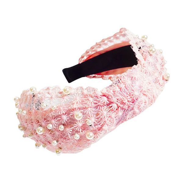 women's new pearl headbands thick wide hairbands light pink women headwear bezel hoop fashion hair bands headdress fashion, Brown
women's new pearl headbands thick wide hairbands light pink women headwear bezel hoop fashion hair bands headdress fashion, Brown