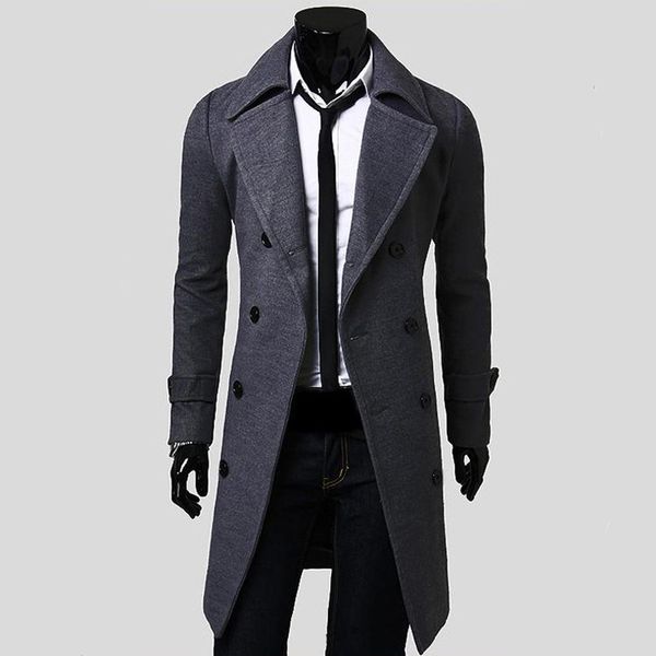 2019 new mens wool coat jacket double-breasted mens overcoat long sleeve men coat winter slim solid male trench, Tan;black
2019 new mens wool coat jacket double-breasted mens overcoat long sleeve men coat winter slim solid male trench, Tan;black