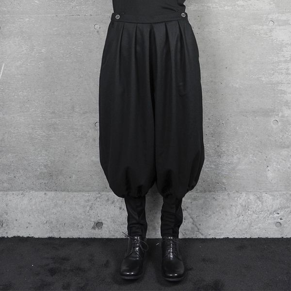 27-44 2018 new men's clothing gd hair stylist fashion street personality bloomers casual pants plus size costumes, Black
27-44 2018 new men's clothing gd hair stylist fashion street personality bloomers casual pants plus size costumes, Black