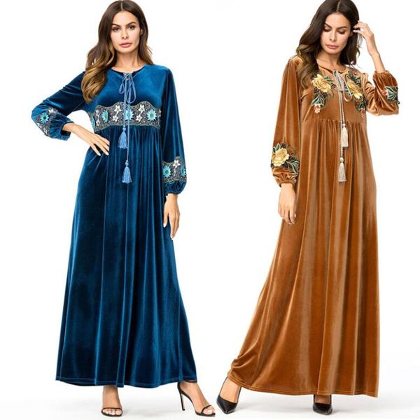 vestidos kaftan abaya dubai arabic velvet embroidery hijab muslim dress women robe musulmane longue turkish islamic clothing 4xl, Red
vestidos kaftan abaya dubai arabic velvet embroidery hijab muslim dress women robe musulmane longue turkish islamic clothing 4xl, Red