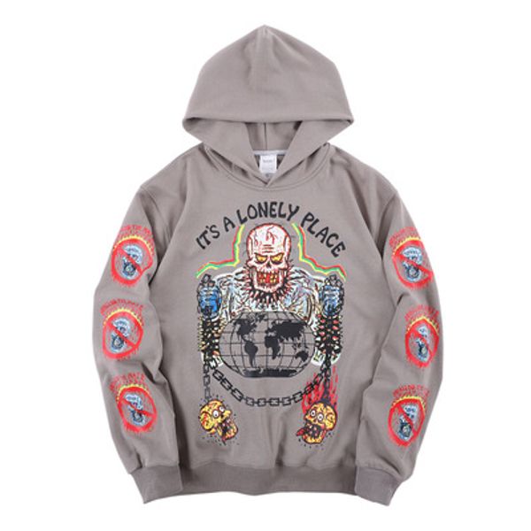 designer mens hiphop hoodies trendy kenye west skulls pattern pullover luxury letter lonely place mens clothes streetwear quality, Black
designer mens hiphop hoodies trendy kenye west skulls pattern pullover luxury letter lonely place mens clothes streetwear quality, Black