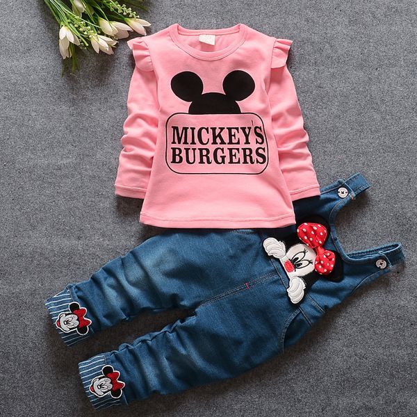 2016 new spring baby girls clothing set children denim overalls jeans pants + blouse full sleeve twinset kids clothes set y200325, White
2016 new spring baby girls clothing set children denim overalls jeans pants + blouse full sleeve twinset kids clothes set y200325, White
