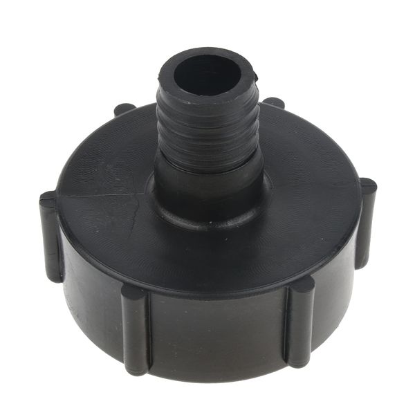 ibc tote tank adapter coarse thread water tank connector fitting black 
ibc tote tank adapter coarse thread water tank connector fitting black