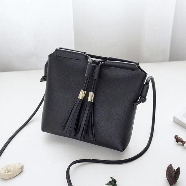 fringe tassel bag small bags for women pu leather women shoulder messenger bag new mini fringe tassel