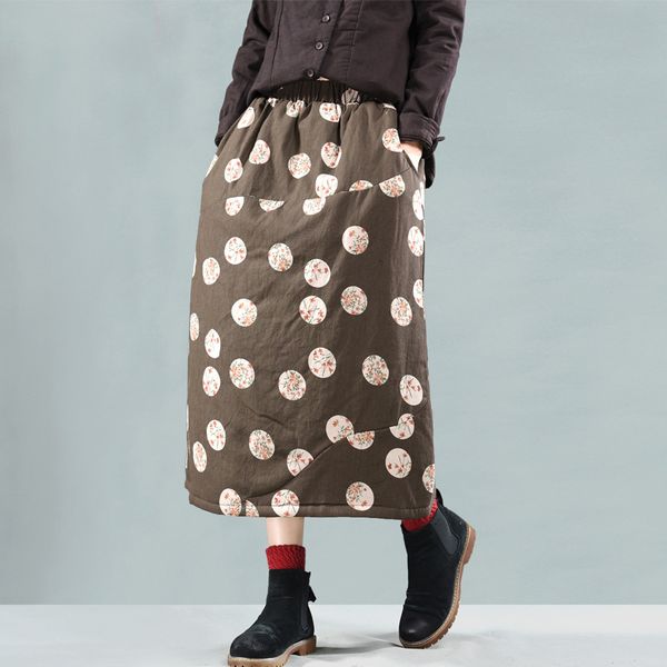 national style retro plaid cotton and linen stitching literary printing warm long section a word half body cottondress, Black
national style retro plaid cotton and linen stitching literary printing warm long section a word half body cottondress, Black