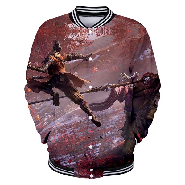 men jackets sekiro shadow die twice game baseball jackets sekiro men/women 3d baseball uniform student cool hip hop coat, Black;brown
men jackets sekiro shadow die twice game baseball jackets sekiro men/women 3d baseball uniform student cool hip hop coat, Black;brown