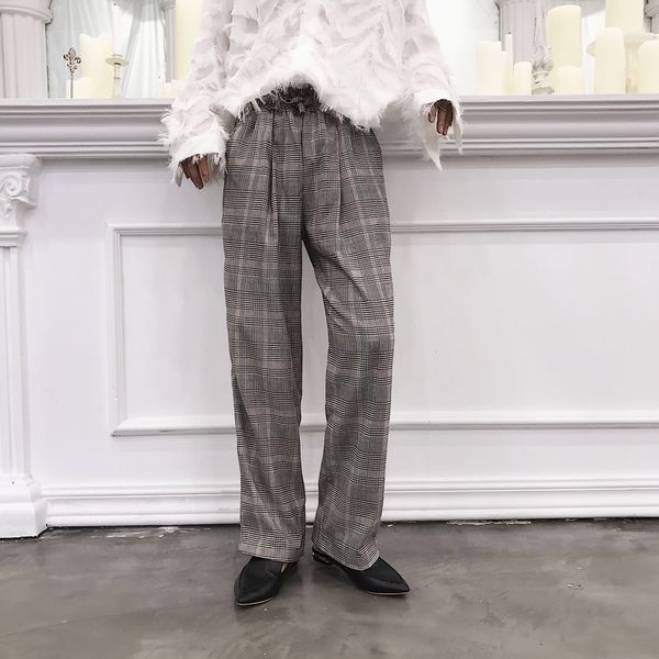 couple pants men vintage fashion casual straight plaid pant male elastic waist design harem pant streetwear, Black
couple pants men vintage fashion casual straight plaid pant male elastic waist design harem pant streetwear, Black