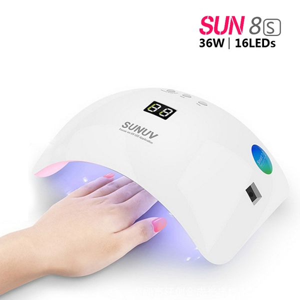 sunuv sun8 led nail dryer 48w lamp for manicure unique low heat mode nail gel dryer for polish art tools
sunuv sun8 led nail dryer 48w lamp for manicure unique low heat mode nail gel dryer for polish art tools