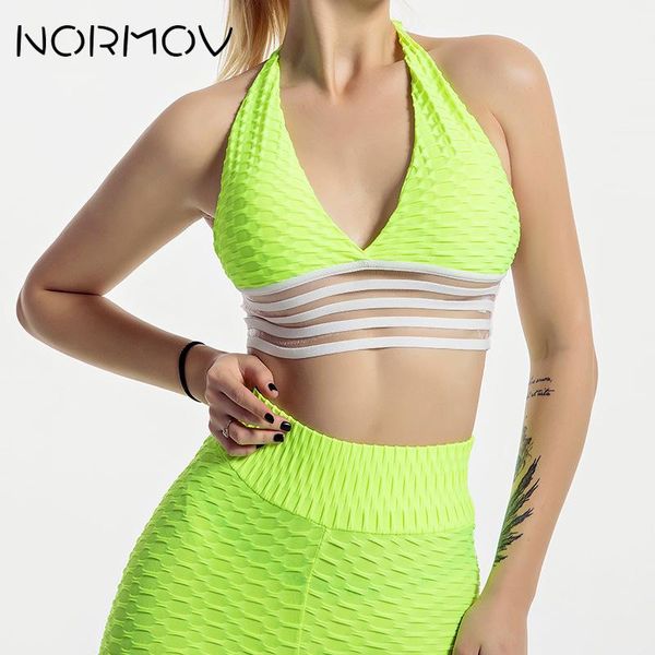 yoga outfits normov fitness women suit high stretchy workout sport set breathable padded sports halter bra waist legging gym, White;red
yoga outfits normov fitness women suit high stretchy workout sport set breathable padded sports halter bra waist legging gym, White;red