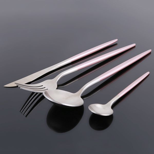 new pink handle stainless steel cutlery set stainless steel cutlery set plated dinnerware creative dinner fork knife
new pink handle stainless steel cutlery set stainless steel cutlery set plated dinnerware creative dinner fork knife