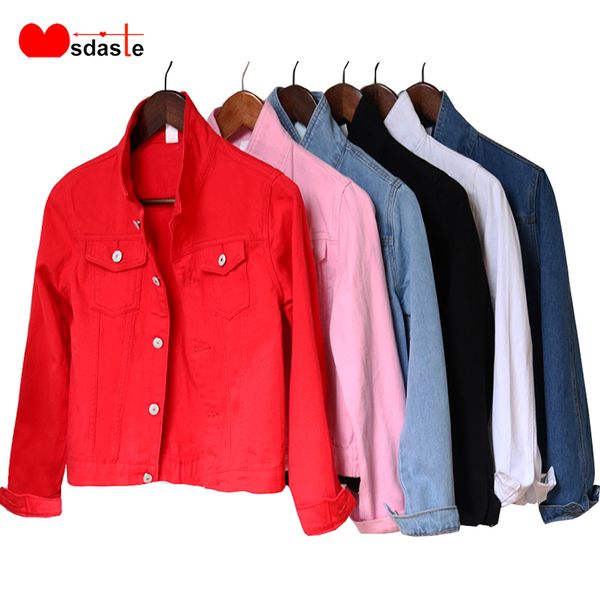 2019 women short basical jeans jacket coat bleach full sleeves single breast slim new fashion outerwear women denim jacket coats, Black;brown
2019 women short basical jeans jacket coat bleach full sleeves single breast slim new fashion outerwear women denim jacket coats, Black;brown