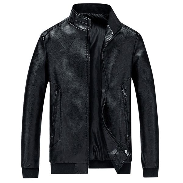 men winter leather jacket biker motorcycle zipper long sleeve coat blouses motorcycle jacket coats and jackets man plus size, Black;brown
men winter leather jacket biker motorcycle zipper long sleeve coat blouses motorcycle jacket coats and jackets man plus size, Black;brown